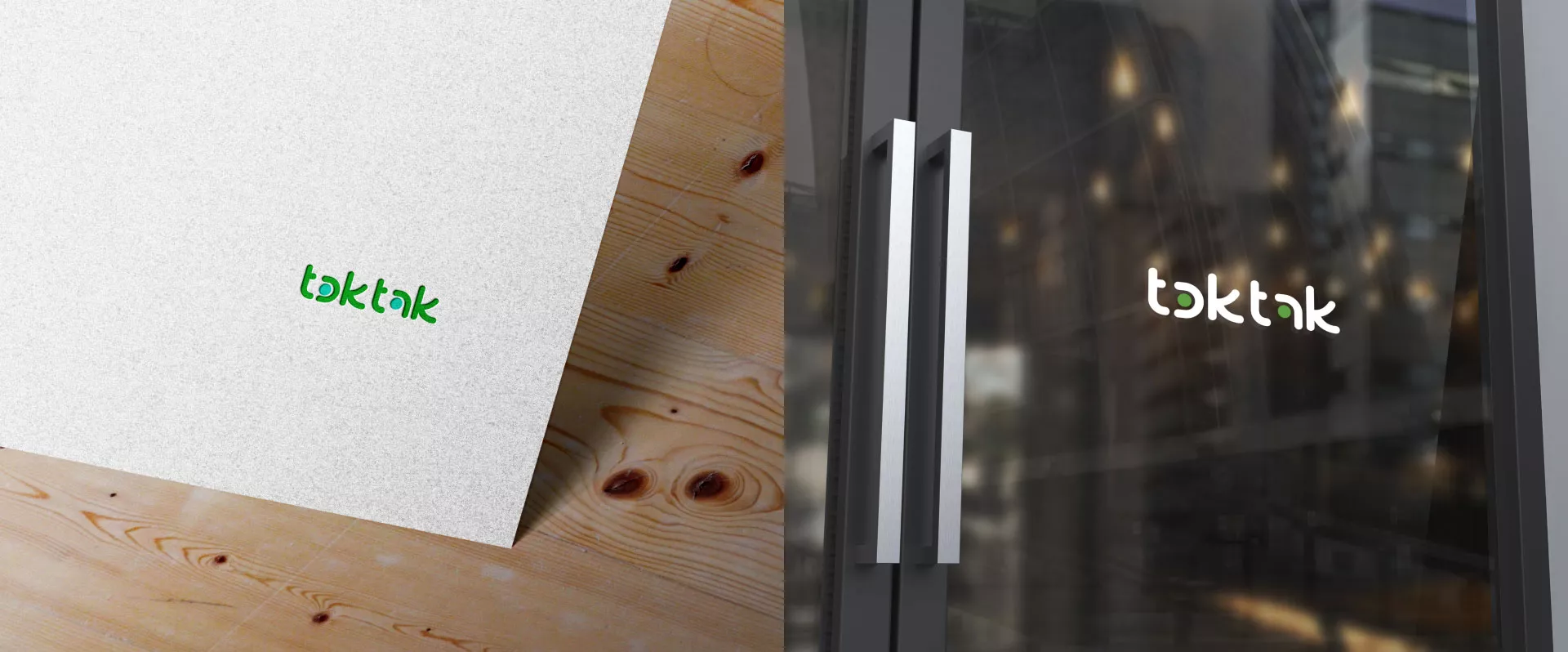 Разработка логотипа компании «Ток-Так» в Долгопрудном