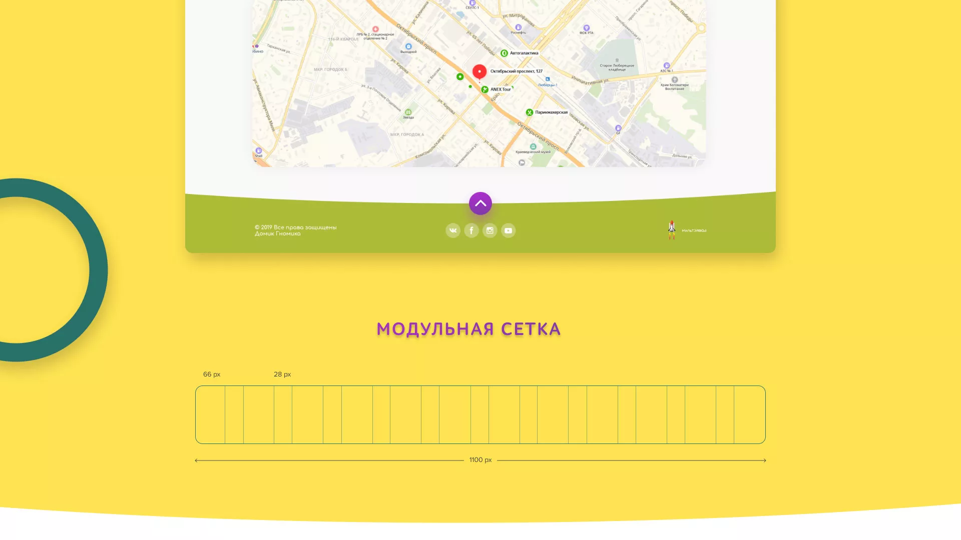 Разработка сайта детского активити-клуба «Домик гномика» в Долгопрудном