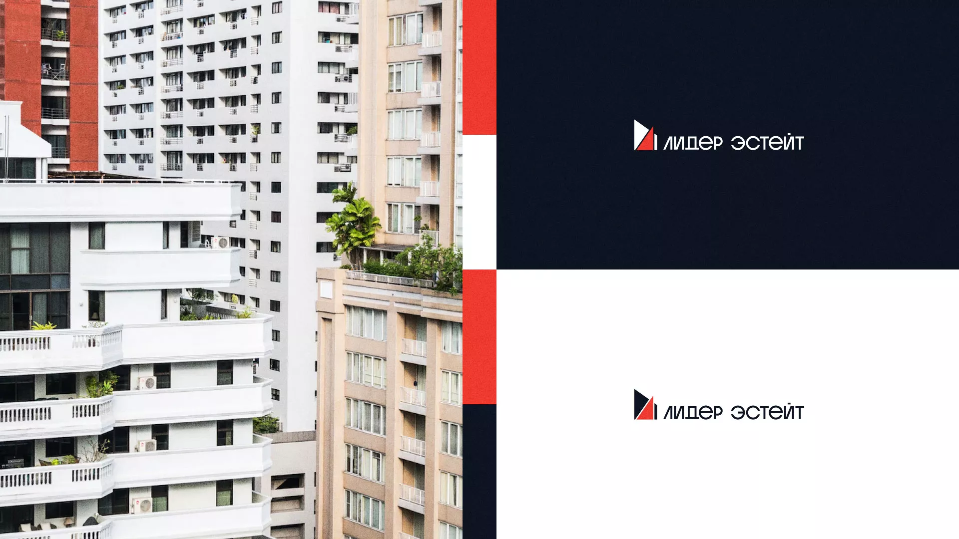 Сделали логотип для агентства недвижимости «Лидер Эстейт» в Долгопрудном