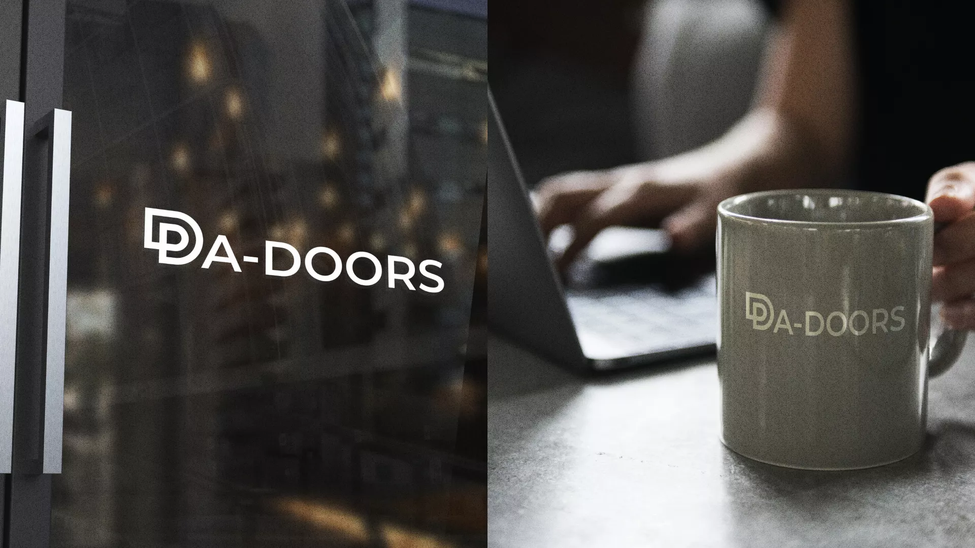 Создание логотипа компании «DA-DOORS» в Долгопрудном
